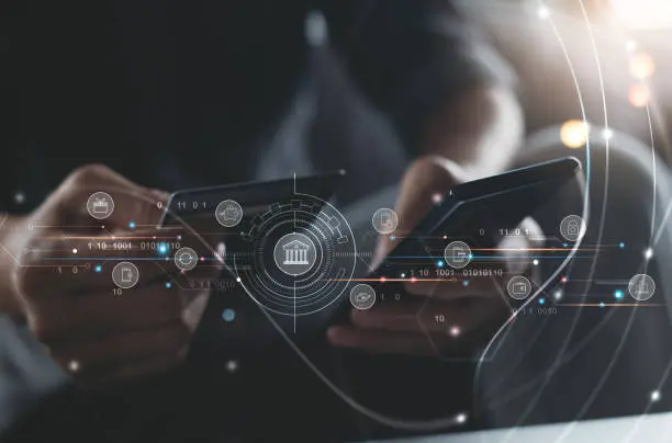  Visual representation showcasing a mobile app interface displaying investment portfolio performance and recommendations provided by a robo-advisor, highlighting the accessibility and convenience of digital investing platforms.